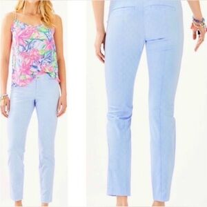 Women’s Lily Pulitzer light blue Kelly skinny ankle pants size 2